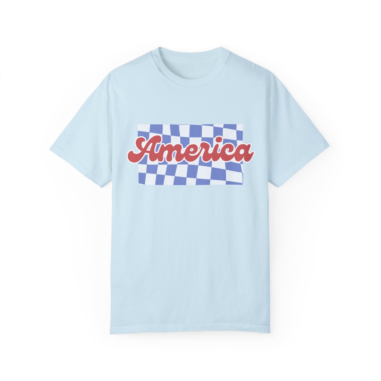 America Checkered Tee