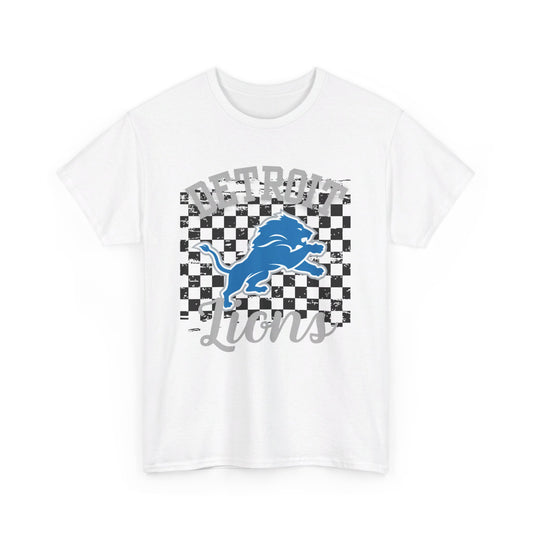 Detroit Lions Checkered T-Shirt